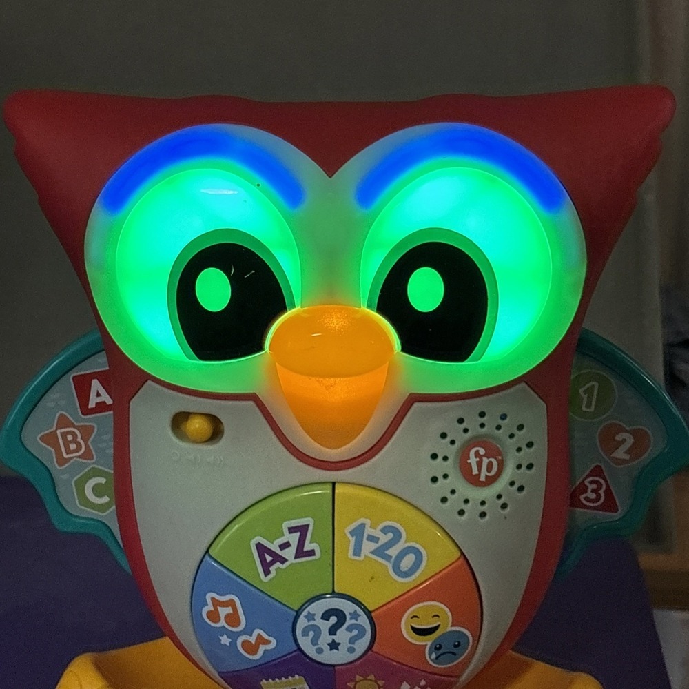 Fisher Price Laugh & Learn Smart Stages Owl Learning Toy ABC 123 Light Up - Picture 5 of 5